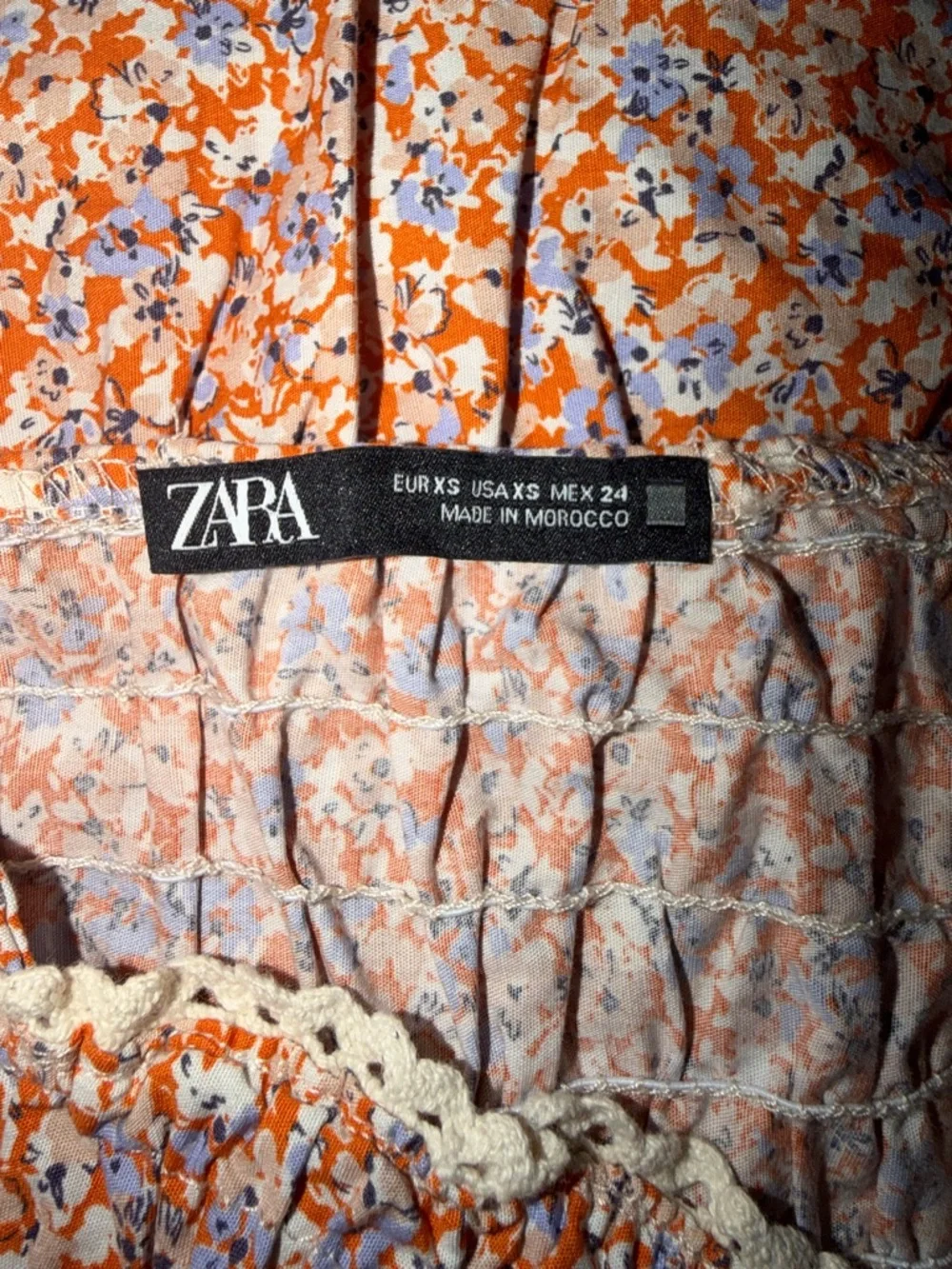 Zara smocked mini